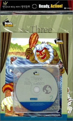 Ready Action Level 2 : The Three Billy Goats (Drama Book + Workbook + Audio CD)
