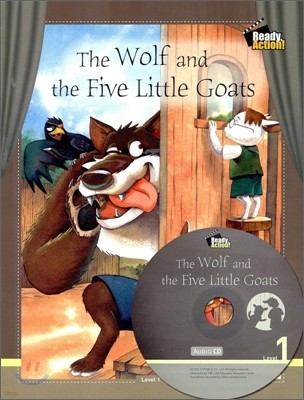 Ready Action Level 1 : The Wolf and the Five Little Goats (Drama Book + Workbook + Audio CD)