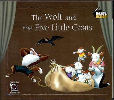 Ready Action Level 1 : The Wolf and the Five Little Goats (Audio CD)