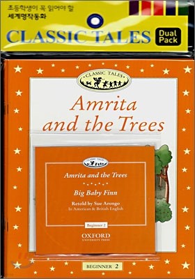Classic Tales Beginner Level 2 : Amrita and the Trees / Big Baby Finn (Book & CD)