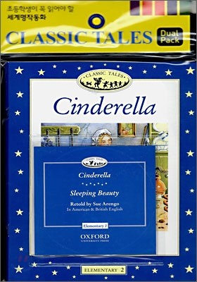 Classic Tales Elementary Level 2 : Cinderella/Sleeping Beauty(Book & CD)