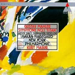 Mahler : Symphony No.1Lieder Eines Fahrenden Gesellen : HagegardNew York PhilharmonicMasur