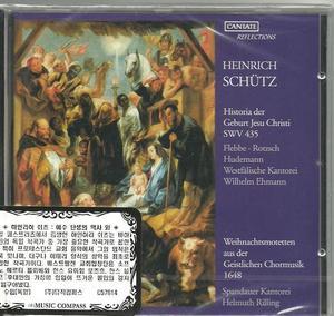 Helmuth Rilling / 쉬츠 : 예수 탄생의 역사 (Schutz : History of The Birth of Christ SWV 435 & Christmas Motets from the Geistliche Chormusik 1648) (수입/미개봉/C57614)