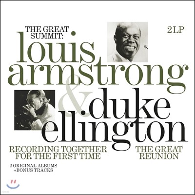 Louis Armstrong / Duke Ellington ( ϽƮ, ũ ) - Great Summit [2LP]