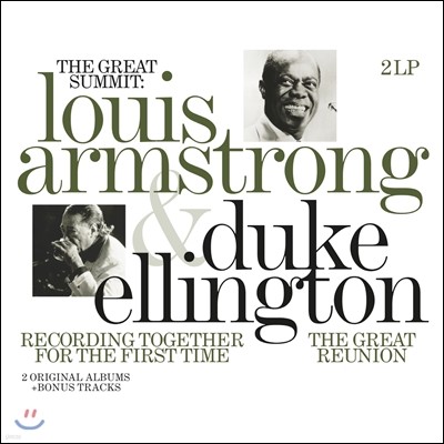 Duke Ellington,Louis Armstrong,Barney Bigard,Danny Barcelona,Mort Herbert,Trummy Young — Louis Armstrong / Duke Ellington (루이 암스트롱, 듀크 엘링턴) - Great Summit 앨범 커버