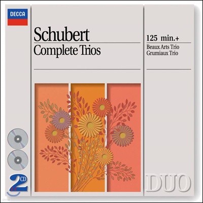 Grumiaux Trio / Beaux Arts Trio Ʈ: ǾƳ 3  (Schubert: Complete Trios)