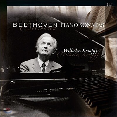 Wilhelm Kempff,Ludwig van Beethoven — Wilhelm Kempff 베토벤: 피아노 소나타 8번 '비창', 23번 '열정', 17번 '템페스트', 26번 '고별', 27번 - 빌헬름 켐프 (Beethoven: Piano Sonatas Pathetique, Appassionata, Tempest, Les Adieux) 앨범 커버