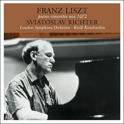 Kirill Kondrashin,London Symphony Orchestra,Sviatoslav Richter,Franz Liszt — Sviatoslav Richter 리스트: 피아노 협주곡 1, 2번 - 스비아토슬라프 리히터 앨범 커버