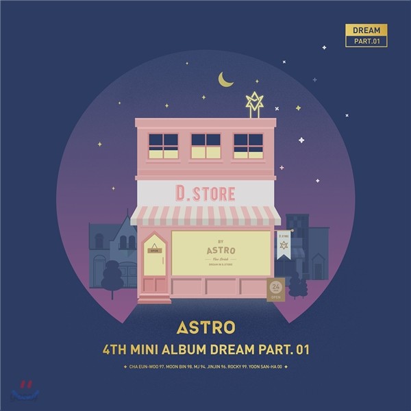 아스트로 (ASTRO) - 미니앨범 4집 : Dream Part.01 [Night ver.] 