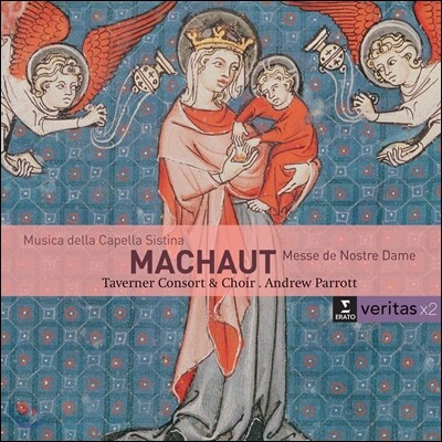 Taverner Consort / Andrew Parrott 기욤 드 마쇼: 노트르담 미사 / 시스티나 성당을 위한 음악 - 태버너 콘소트, 앤드류 패롯 (Guillaume de Machaut: Messe de Nostre Dame / Musica della Capella Sistina)