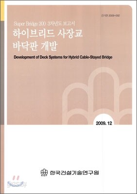 하이브리드 사장교 바닥판 개발