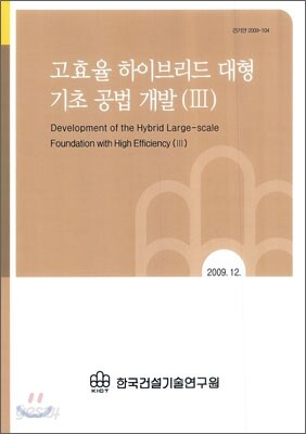 고효율 하이브리드 대형 기초 공법 개발 3