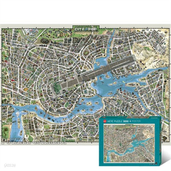 3000조각 직소퍼즐▶ 음악으로 만드는 지도 (HE29759)
