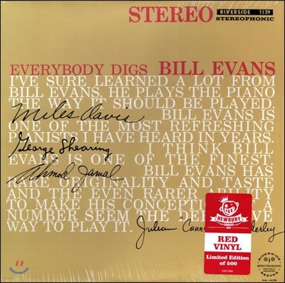 Bill Evans Trio ( ݽ Ʈ) - Everybody Digs Bill Evans [LP]