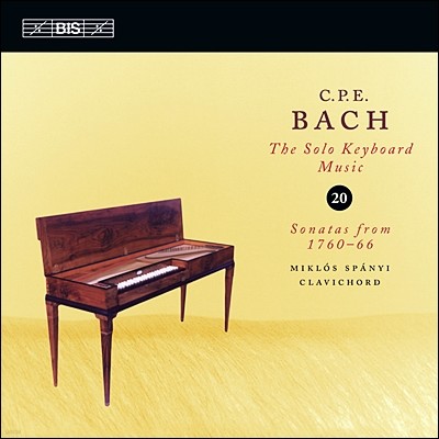 Miklos Spanyi Į ʸ  : ַ Ű  20 (C.P.E. Bach: The Solo Keyboard Music)