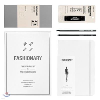Fashionary Essential Boxset for Fashion Designer Purewhite (4 in 1) м ̳ʸ  мųʸ 4 ڽ Ʈ