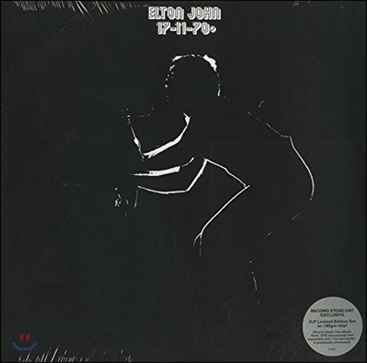 Elton John — 17-11-70+ (1970년 뉴욕 라디오 방송 라이브 앨범) 앨범 커버