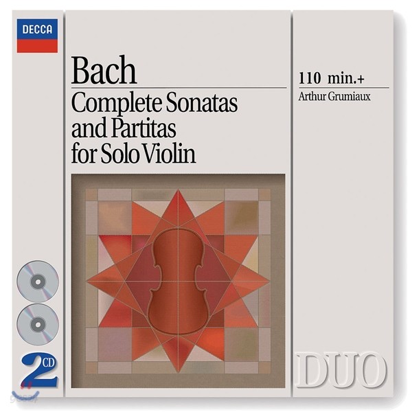 Arthur Grumiaux 바흐: 무반주 바이올린을 위한 소나타와 파르티타 (Bach: Sonatas &amp; Partitas for solo violin, BWV1001-1006) 아르투르 그뤼미오