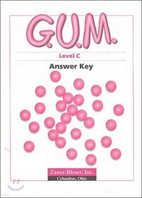 G.U.M. Level C : Answer Key