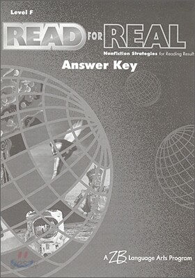 Read for Real Level F : Answer Key