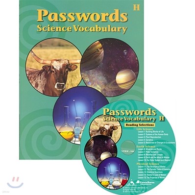 Passwords Science Vocabulary Book H