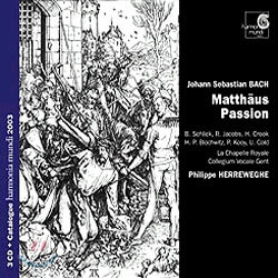 Philippe Herreweghe :   - 췹 (J.S. Bach: Matthaus-Passion)