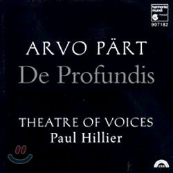 Arvo Part : De Profundis : Theatre Of VoicesㆍHillier