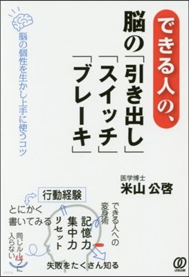 できる人の,腦の「引き出し」「スイッチ」「ブレ-キ」