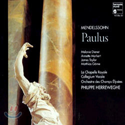 Mendelssohn : Paulus : Collegium VocaleLa Chapelle RoyalePhilippe Herreweghe
