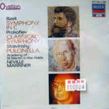 Neville Marriner - Bizet : Symphony In C, Prokofiev : 'Classical' Symphony, Stravinsky : Pulcinella (/̰/4177342)