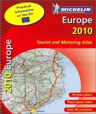 Michelin Tourist & Motoring Atlas : Europe 2010 (A3)