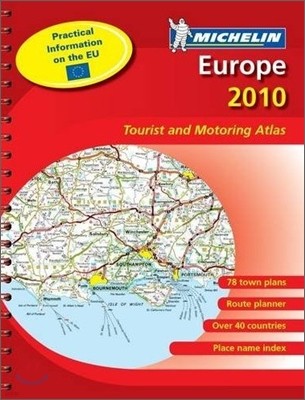 Michelin Tourist & Motoring Atlas : Europe 2010 (A4)