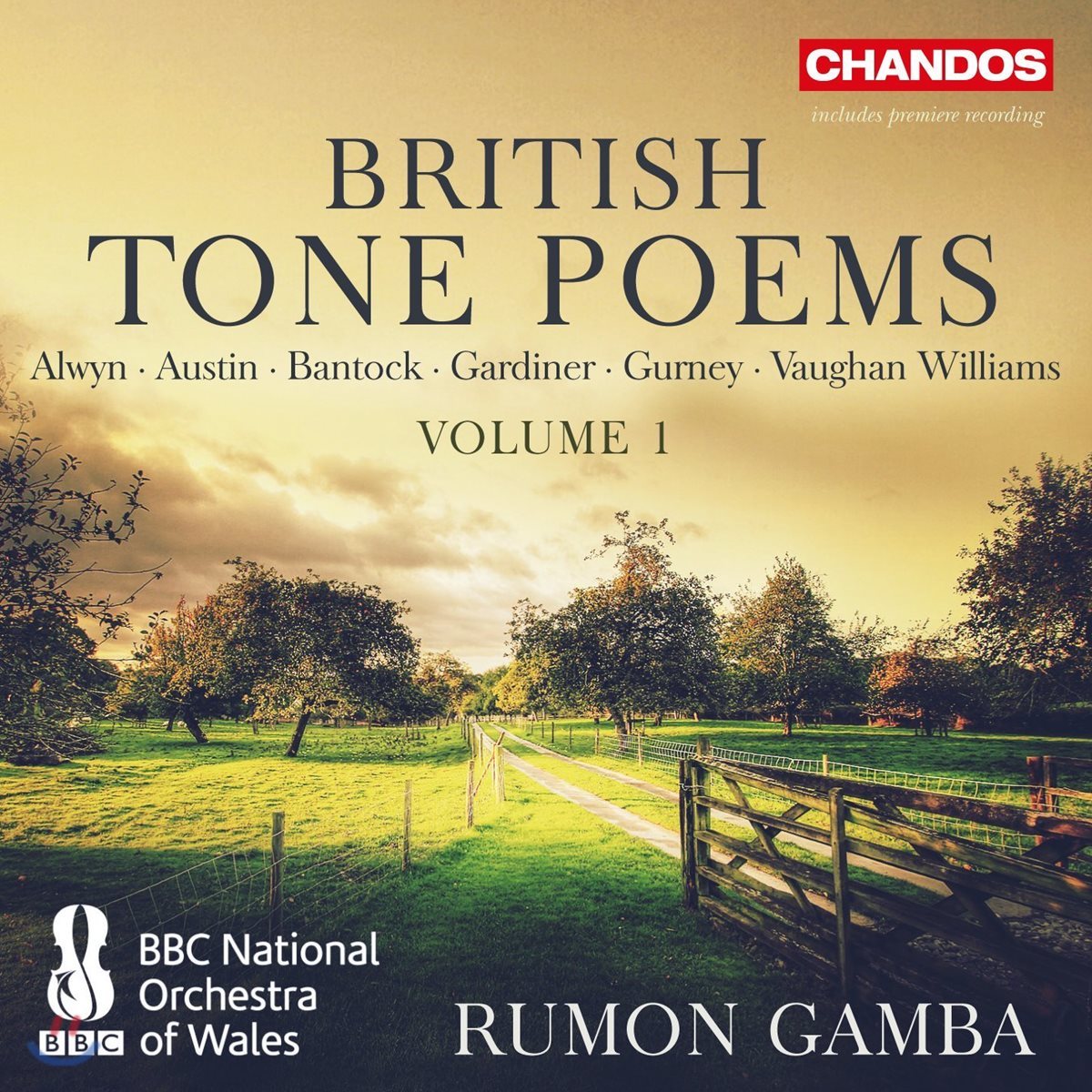 Rumon Gamba 영국의 음시 작품 1집 - 얼윈 / 본 윌리엄스 / 오스틴 / 가디너 외 (British Tone Poems Vol.1 - Alwyn / Austin / Bantock / Gardiner / Gurney / Vaughan Williams) 루몬 감바