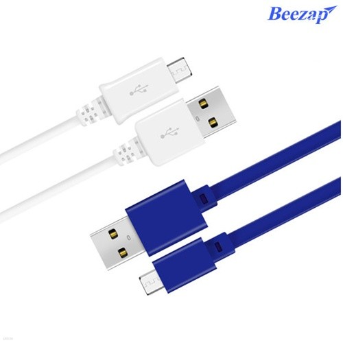 무료배송 비잽 BZ512 마이크로5핀 2.4A USB 고속충전 케이블 1.2M 2M (퀵차지 지원)
