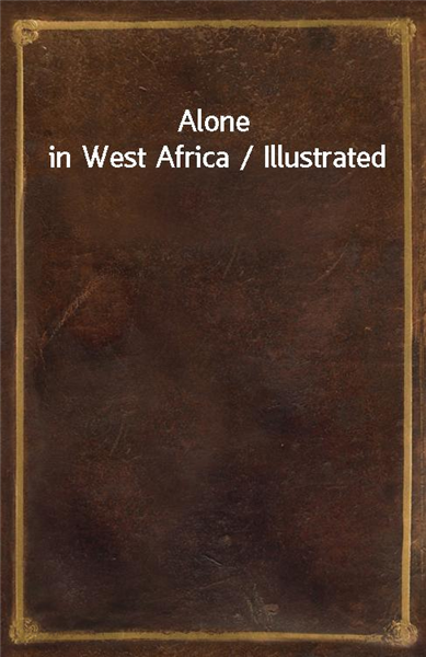 Alone in West Africa / Illustrated