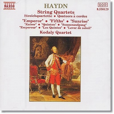 Kodaly Quartet 하이든: 현악 사중주 (Haydn: String Quartet Op.76 Nos.2, 3, 4)