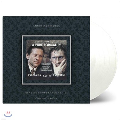 Ennio Morricone — 단순한 형식 영화음악 (A Pure Formality OST by Ennio Morricone 엔니오 모리꼬네) 앨범 커버