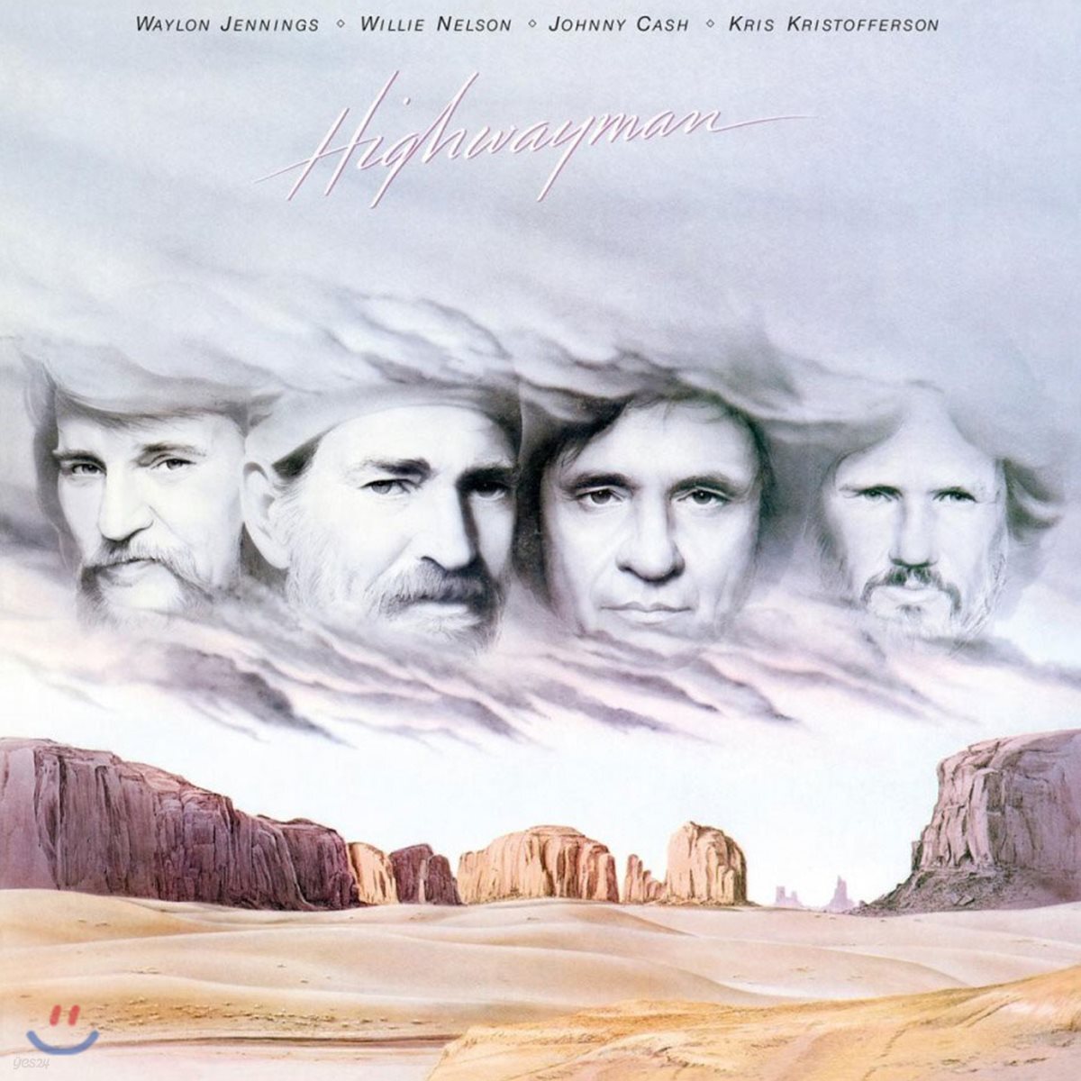 Johnny Cash / Willie Nelson / Waylon Jennings / Kris Kristofferson (조니 캐쉬, 윌리 넬슨, 웨이론 제닝스, 크리스 크리스토퍼슨)- Highwayman [LP]