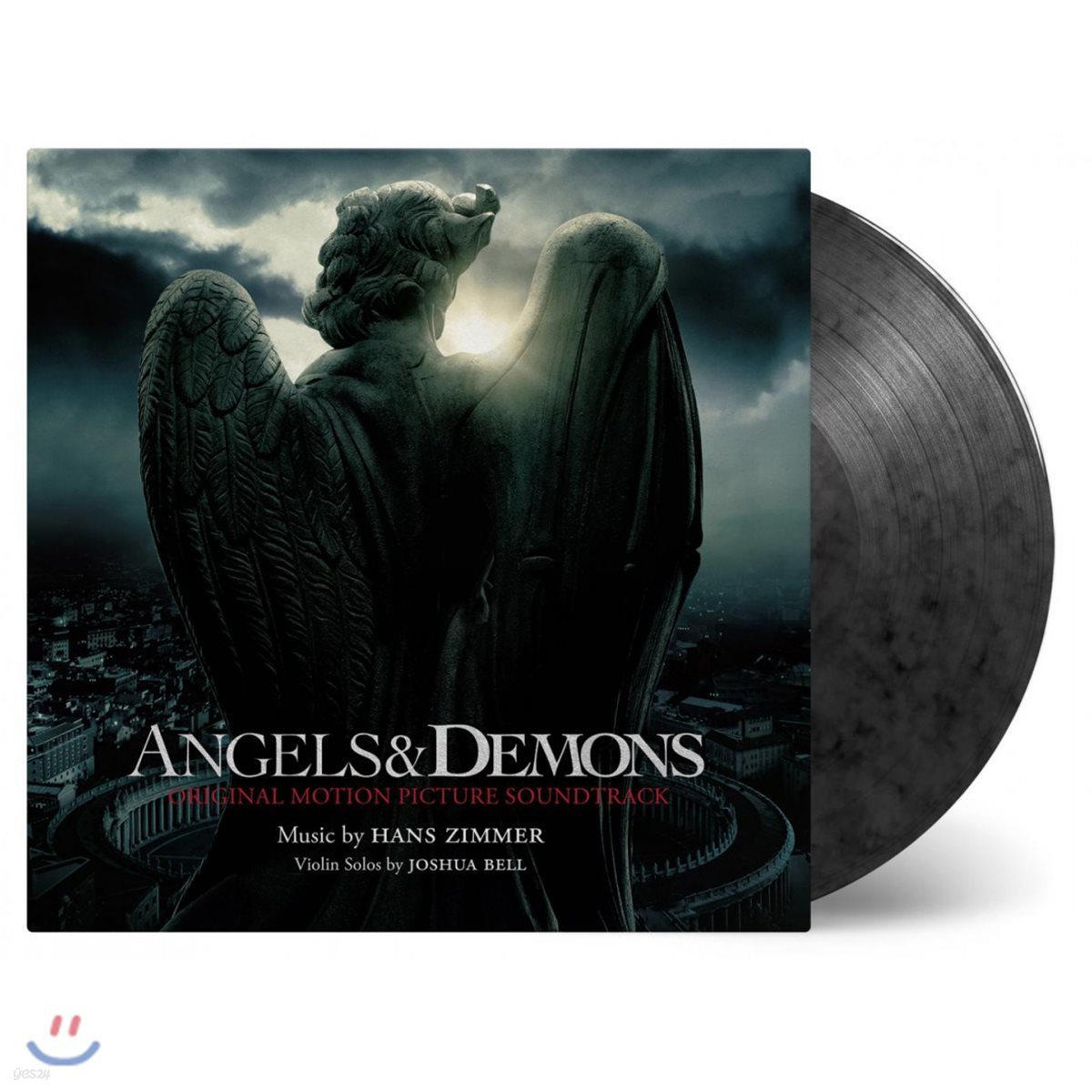 천사와 악마 영화음악 (Angels &amp; Demons OST by Hans Zimmer &amp; Joshua Bell 한스 짐머, 조슈아 벨) [블랙 스모크 컬러 LP]