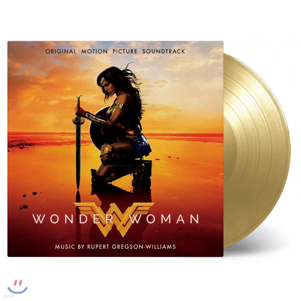 원더 우먼 영화음악 (Wonder Woman OST by Rupert Gregson-Williams & Tina Guo 루퍼트 그렉슨-윌리엄스, 티나 구오) [골드 컬러 2LP]