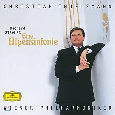 Christian Thielemann,Wiener Philharmoniker,Richard Strauss — Christian Thielemann 슈트라우스: 알프스 교향곡 - 빈 필하모닉, 크리스티안 틸레만 (R. Strauss: Eine Alpensinfonie) 앨범 커버