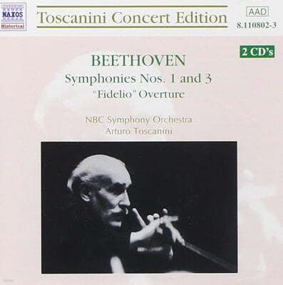 Arturo Toscanini 亥:  1, 3 (Beethoven : Symphonies Op.21, Op.55 'Eroica') 