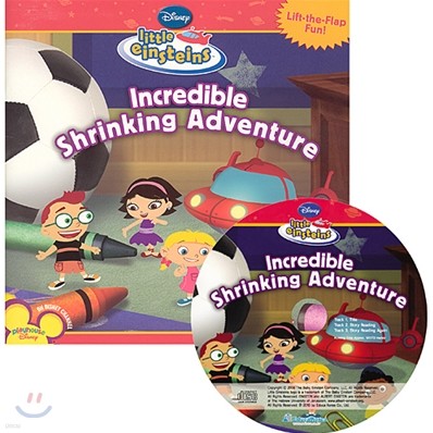 Disney Little Einsteins Early Reader Incredible Shrinking Adventure (Book + CD)