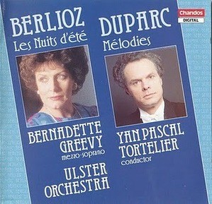 Bernadette Greevy, Yan Pascal Tortelier / Berlioz & Duparc - Les Nuits D'ete, etc (수입/CHAN8735)