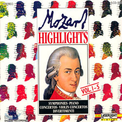 Mozart : Highlights Vol.1~5