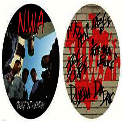 N.W.A.,Niggaz With Attitude — Straight Outta Compton 앨범 커버