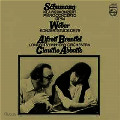 슈만 & 베버: 피아노 협주곡 (Schumann & Weber: Piano Concertos) (180g)(LP) - Claudio Abbado