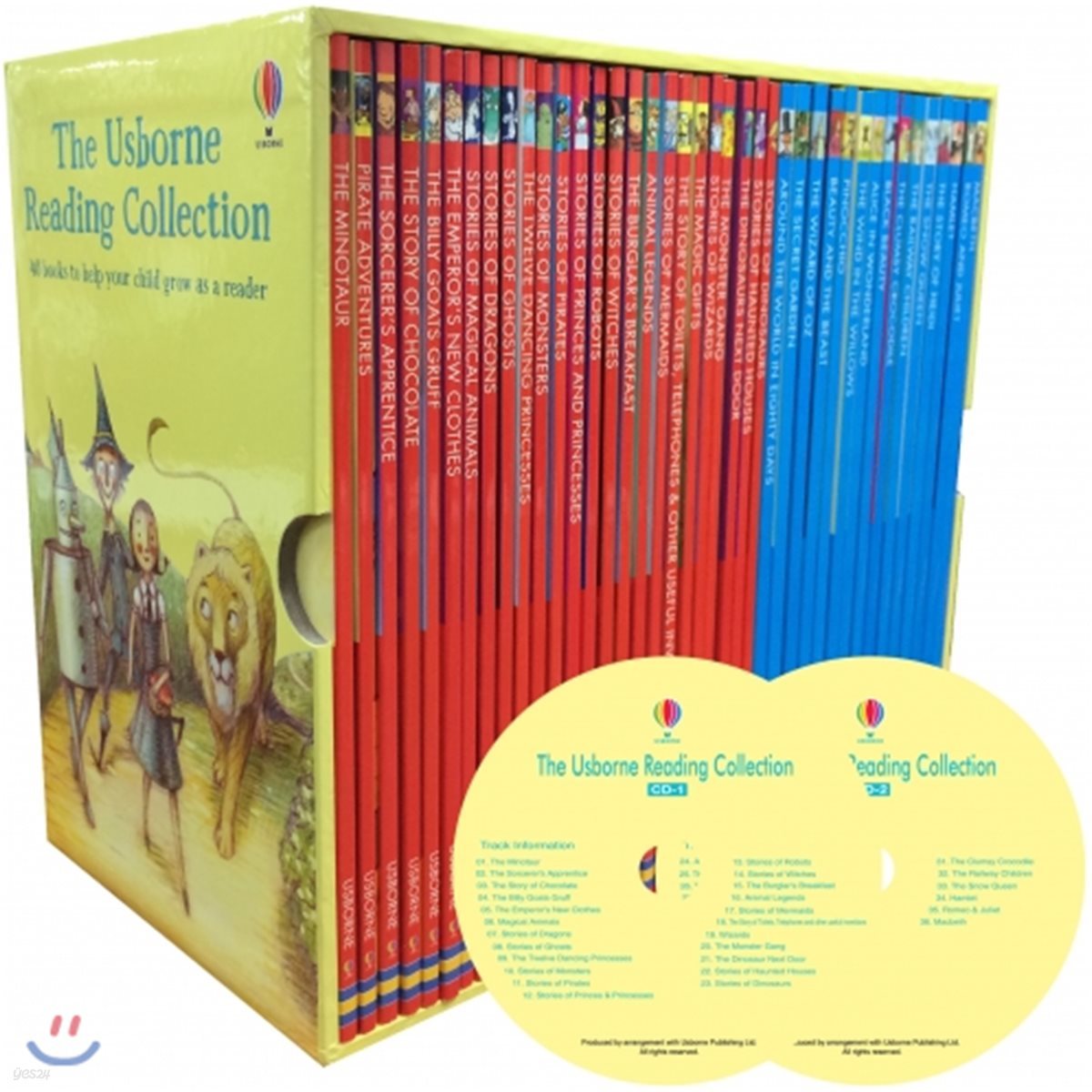 [어스본 리딩 3단계] The Usborne Reading Collection 40권 세트 (Book & CD)