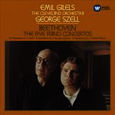 베토벤: 피아노 협주곡 1-5번, 변주곡 (Beethoven: Piano Concerto No.1-5, Variations) (Remastered)(3CD) - Emil Gilels