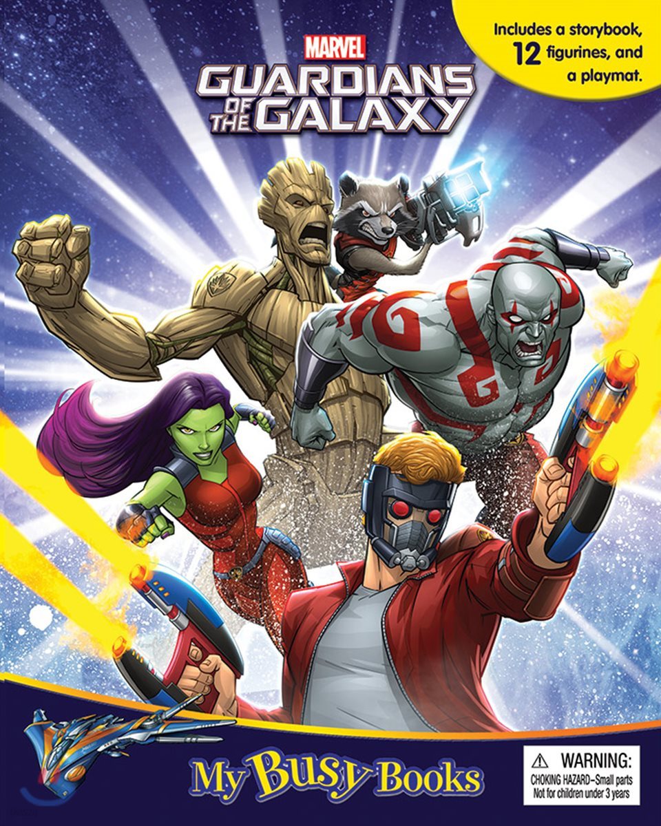 Marvel Guardians of The Galaxy My Busy Book 가디언즈 오브 갤럭시 비지북